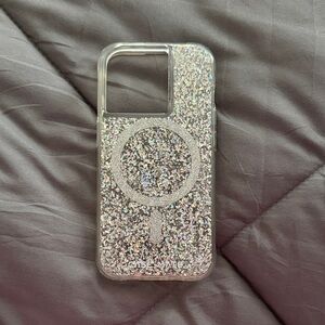 Case-Mate Sparkling Silver Phone Case